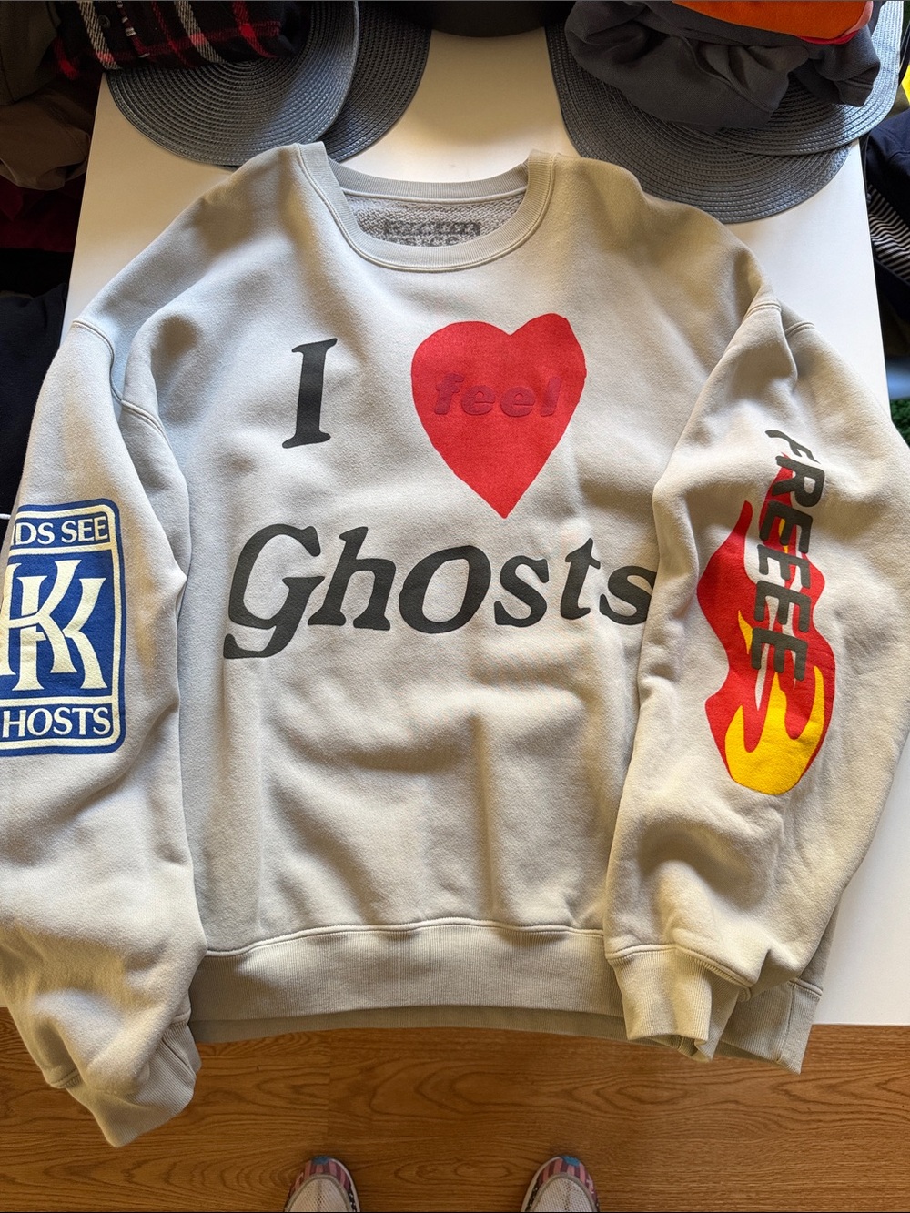 Kids see ghost  Crewneck Sweatshirt - Light tan